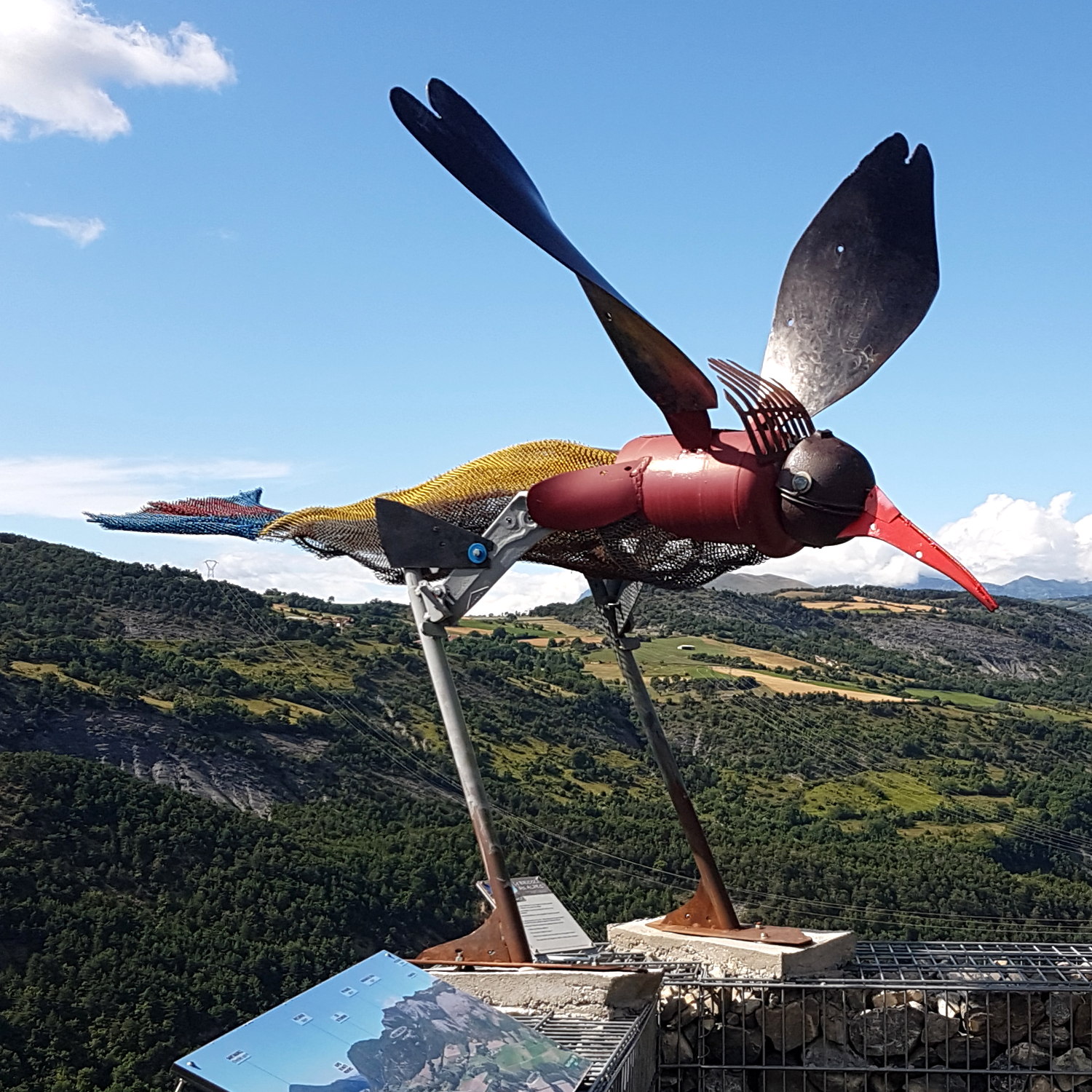 Sculpture Bricoli des Alpes du Bestiaire d'En Fer