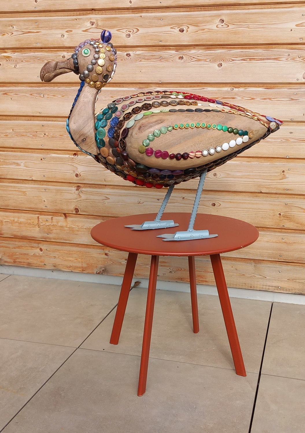 Sculpture  le dodo du Bestiaire d'En Fer