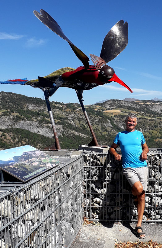 Portrait de Jean-Luc Blanco, sculpteur du Bestiaire d'En Fer